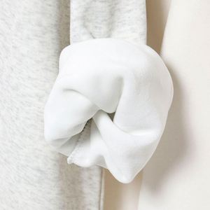 H5488 Ventes chaudes automne-hiver, sweat-shirts à col rond en coton mélangé 450 g/m² doublés de polaire Silver Fox - Product Image 4