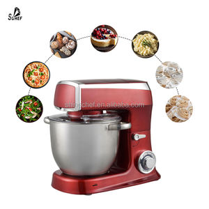 Dudukan komersial Mixer 1500W 8QT mangkuk baja tahan karat-aksi planet untuk toko kue restoran dengan lampiran - Product Image 1