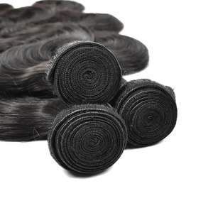 Livraison Gratuite Lot de 3 Bundles de Cheveux Humains Brésiliens Ondulés, Extensions de Cheveux Humains Vierges Brésiliens Non Transformés avec Cuticules Alignées - Product Image 2