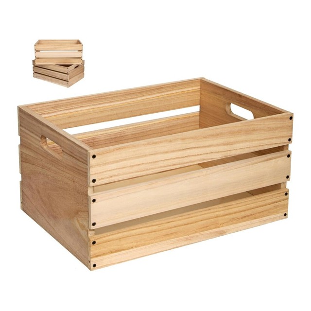 Oversize Wooden Storage Crates Extra Large Size Rustic Decoration Wood Crates