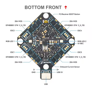 Controlador de Vuelo Sin Escobillas <span class=keywords><strong>Fc</strong></span> V1 4 en 1 <span class=keywords><strong>Betafpv</strong></span> F4 2-3s 20a Aio para Sistema de Drones de Carreras Fpv - Product Image 5