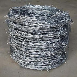 Dây thép gai mạ kẽm cường độ cao 500m hàng rào đôi sợi dây thép gai <span class=keywords><strong>PVC</strong></span> mỗi cuộn dây thép gai Bảo vệ cuộn dây - Product Image 3