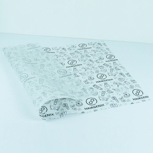 Custom Eco-Friendly Coated Recyclable Silk <b>Wrapping</b> <b>Paper</b> White <b>Paper</b> with Simple Logo for Packaging - Product Image 2