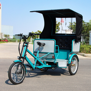 <span class=keywords><strong>Carrito</strong></span> Móvil Eléctrico, Bicitaxi Eléctrico, Triciclo Eléctrico de 3 Ruedas, Velo Taxi a Batería, E Rickshaw/Rickshaw Verde - Product Image 2