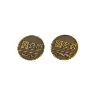 Plaque de porte en bronze antique personnalisée Yangming, plaque signalétique en métal pour meubles, armoires, portes en bois - Product Image 2