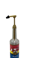 Offre Spéciale noir Sauce café sirop pompes distributeur couvercle en silicone pour bouteille