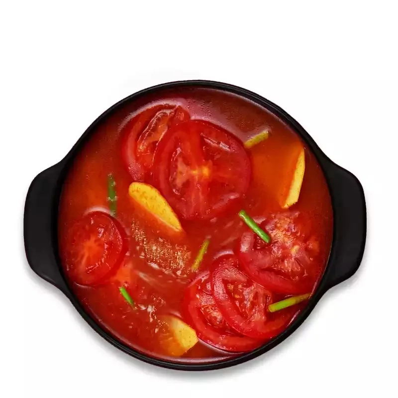 100% אורגני נעשו סיני מסורתי עגבניות חם סיר מרק בסיס