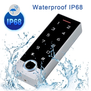 Système de contrôle d'accès de porte étanche IP68, lecteur de carte d'accès par empreinte digitale RFID avec application Tuya - Product Image 2