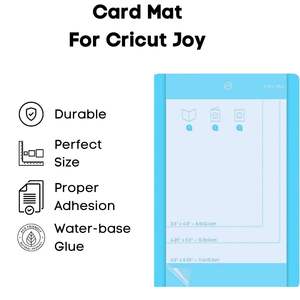 Diylobby Card Mat Joy 4.5*6.25 Inch Adhesive Durable Sticky Blue Craft Quilting Cut Mats Accessories - Product Image 2