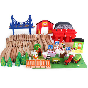 Juguetes Clásicos de Tren de Madera a Precio Económico, Juguetes de Encaje para Bebés - Product Image 5