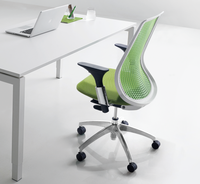 Chaise de bureau pivotante à siège souple réglable en hauteur, vente directe d'usine, chaise de bureau confortable pivotante pour ordinateur