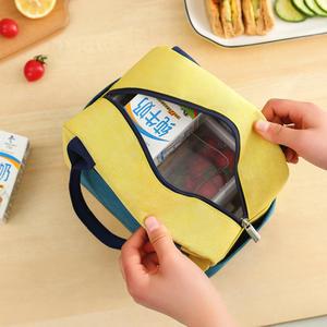 Bolsa de almuerzo con aislamiento térmico portátil, logotipo personalizado, impermeable, nevera para Picnic, para oficina, escuela, embalaje de almacenamiento de alimentos al aire libre - Product Image 5