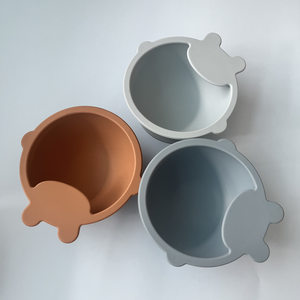 Platos <span class=keywords><strong>para</strong></span> Bebé con Ventosa |   Tazón de Silicona Antideslizante <span class=keywords><strong>para</strong></span> Bebés, Niños Pequeños e Infantes |   Silicona de Grado Alimenticio, Suave, Segura y Libre de BPA - Product Image 4