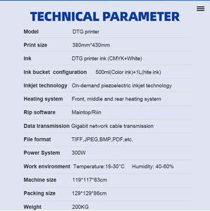 <span class=keywords><strong>Imprimante</strong></span> DTG Audley à poste unique, machine d'impression directe sur vêtement, machine d'impression sur tissu - Product Image 6