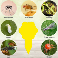 Plaques collantes jaunes irrégulières personnalisées, pièges à insectes imperméables et résistants aux UV pour vergers, fermes et pépinières