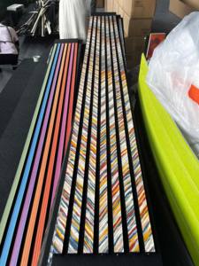 Studio insonorizzato pannelli acustici in legno poliestere acustica parete pannello 3d legno arredamento - Product Image 4