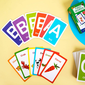 Cartes flash éducatives personnalisées de haute qualité, imprimées, laminées, améliorant l'effet de mémoire, cartes flash pour l'éducation <span class=keywords><strong>des</strong></span> enfants - Product Image 5