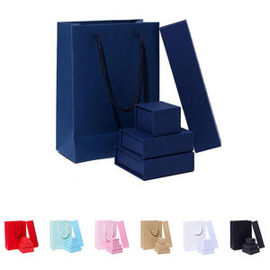 Vogue Wedding Ring Necklace <b>Earrings</b> <b>Box</b> Flip Top Foldable Packaging <b>Box</b> Custom Logo Ring Necklace Magnetic Closure Jewelry <b>Box</b> - Product Image 4