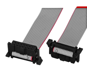 Kabel Pita Datar Abu-abu 16P 2*8P Pitch 2.54mm Ekstensi Konduktor Tembaga Murni untuk Peralatan Elektronik LED - Product Image 4