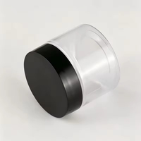 Bouteille de crème en plastique PET de haute qualité, écologique, recyclable, avec logo personnalisé, couleur personnalisée, pour le maquillage