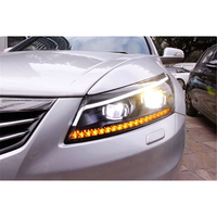 Pour Honda Accord 8ème Génération Berline, Ensemble de Phares LED 08-13, Projecteur Angel Eye Modifié, Xénon DRL, Phare Avant, Plug & Play