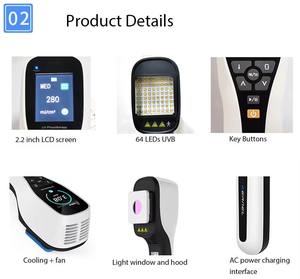 Heimgebrauch 308nm UVB-Lampen für die Behandlung von <span class=keywords><strong>Psoriasis</strong></span> Vitiligo 308nm Excimer Laser Uvb LED-Lampe Licht Physiotherapie-Ausrüstung - Product Image 2
