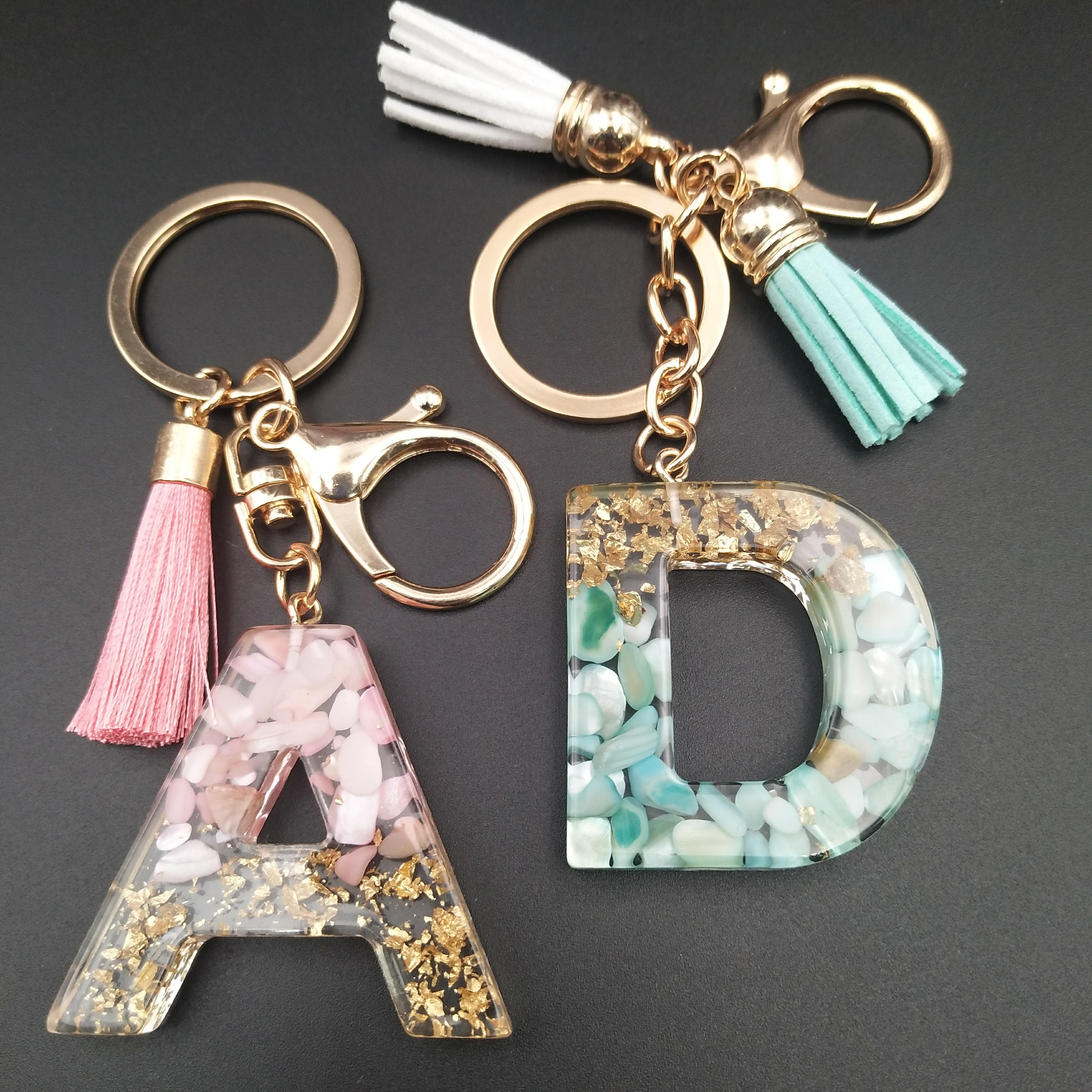 Kit Resina Epossidica 218 Pezzi Con Stampi Lettere - Per Portachiavi E Gioielli Fai Da Te - Foto 6