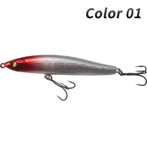 CY WHCY-232 Leurre de pêche en plastique pour lancer à longue distance, pour la pêche en mer et sur les plages, appât coulant de type crayon, hameçons pour carpes - Product Image 5