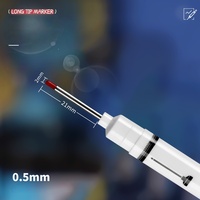 Marqueur industriel Hilaud ARTO906 Pointe de 0,5 mm Encre imperméable et à séchage rapide Résistante à la décoloration pour le marquage des métaux, du plastique et des surfaces