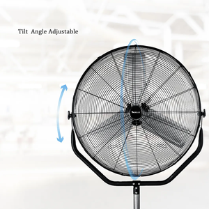 30Inch 230W Heavy Duty Round Base Industrial Pedestal <b>Fan</b> High Speed Industrial AC <b>Fan</b> Portable Commercial Ventilateur - Product Image 2