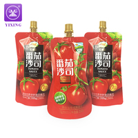 Yixing emballage pâte de Sauce tomate 121 degrés Stand-Up bec pochette en aluminium pochette à bec