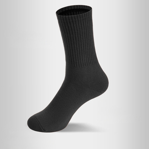 Anti-cold Pure Cotton Solid Color Men's and Women's Casual Ankle Socks for Unisex Winter Sports Socks Long Leg High Socks - Product Image 1