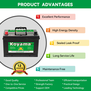 Bon <span class=keywords><strong>prix</strong></span> DIN44 DIN Standard <span class=keywords><strong>Batterie</strong></span> de démarrage de <span class=keywords><strong>voiture</strong></span> 12V45AH MF54464 Remplacement des batteries de <span class=keywords><strong>voiture</strong></span> scellées à l'acide de plomb - Product Image 6