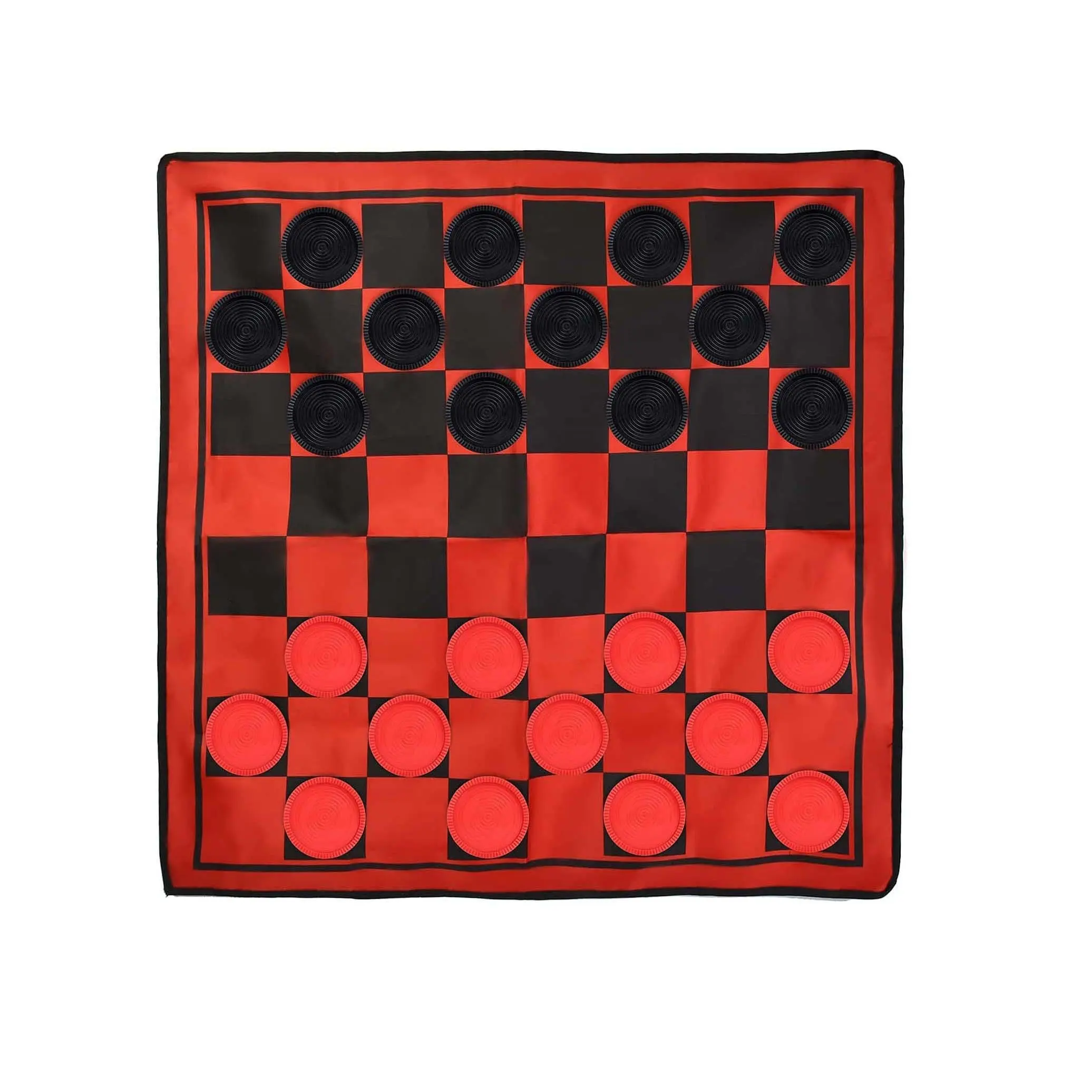 Gibbon Achtertuin 3 In 1 Checkers Spel Set Buiten Tic Tac Toe Dammen Bordspel Set
