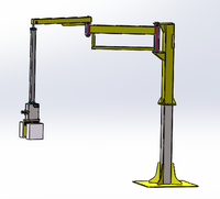 Pliante de levage pneumatique, pour lever les batteries, bras de grue et de jib