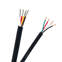 Kabel Tahan Panas UL 2464 14-30 AWG Kabel Daya Berlapis PVC 2/3/4/5/6/7/8/10 Inti Kawat Listrik