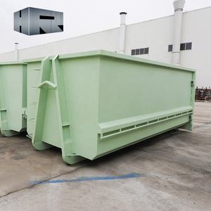 Contenedor de gancho móvil de gestión de residuos Contenedor de elevación de gancho de acero industrial Contenedor de basura con gancho - Product Image 3