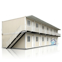 Maison Modulaire Conteneurisée 20ft 40ft, Bâtiment Scolaire Préfabriqué, Appartement Duplex, Hôtel, Maison Préfabriquée à Assemblage Rapide