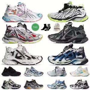 รองเท้าผ้าใบผู้ชายสุดหรูคุณภาพสูง Balenciagaess 3.0 รุ่น Chunky สไตล์ไฮเอนด์ หนังแท้ พร้อมไฟส่องสว่าง ดีไซน์ทันสมัย เหมาะสำหรับฤดูใบไม้ร่วงและฤดูร้อน - Product Image 1