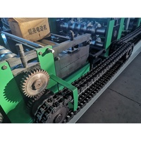 Machine de profilage à grande vitesse pour poutrelles en C, composants principaux du moteur PLC, construction de toitures