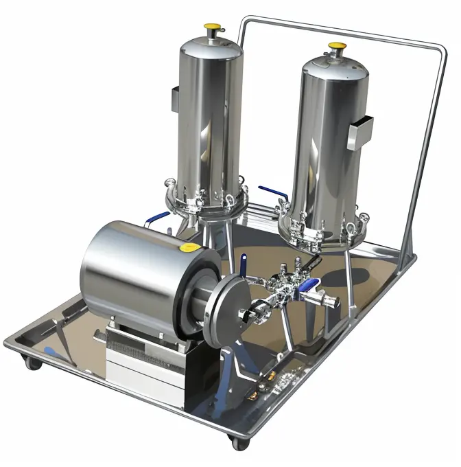 ماكينة معالجة المياه من سلسلة المرشحات المبطنة بالفولاذ المقاوم للصدأ لتصفية السوائل الآلية والمتلفة والمرضية ومقاومة لدرجات الحرارة العالية
