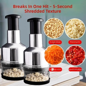 Kitchen Multifunctional Stainless Steel <b>Garlic</b> Press Hand Press Onion Cutter Vegetable Manual Onion <b>Garlic</b> <b>Chopper</b> Slicer Peeler - Product Image 1