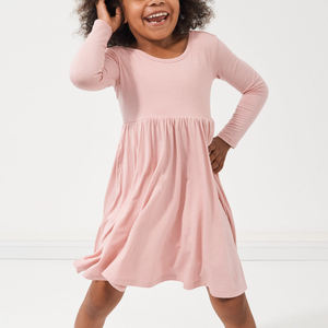 OEM &amp; OEM Baby Girls <strong>Chevron</strong> Pointing <strong>Dress</strong> Summer Bamboo Viscose Princess Cotton Children's <strong>Dress</strong> Infant Birthday Party <strong>Dresses</strong> - Product Image 3