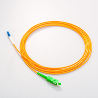 Kabel Patchcord Simplex Single Mode 9/125um Jumper SC-LC 2.0mm 3.0mm G652D G657A PVC/LSZH Kuning 3M