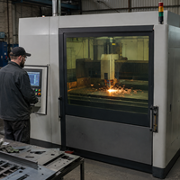 Plateforme rotative creuse KMI HRG à haute rigidité avec roulement à rouleaux croisés, table d'indexage servo pour le traitement laser