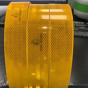 Желтая Алмазная светоотражающая лента RTLITE E8, светоотражающая лента для безопасности дорожного движения, автоматическая Светоотражающая клейкая лента - Product Image 5