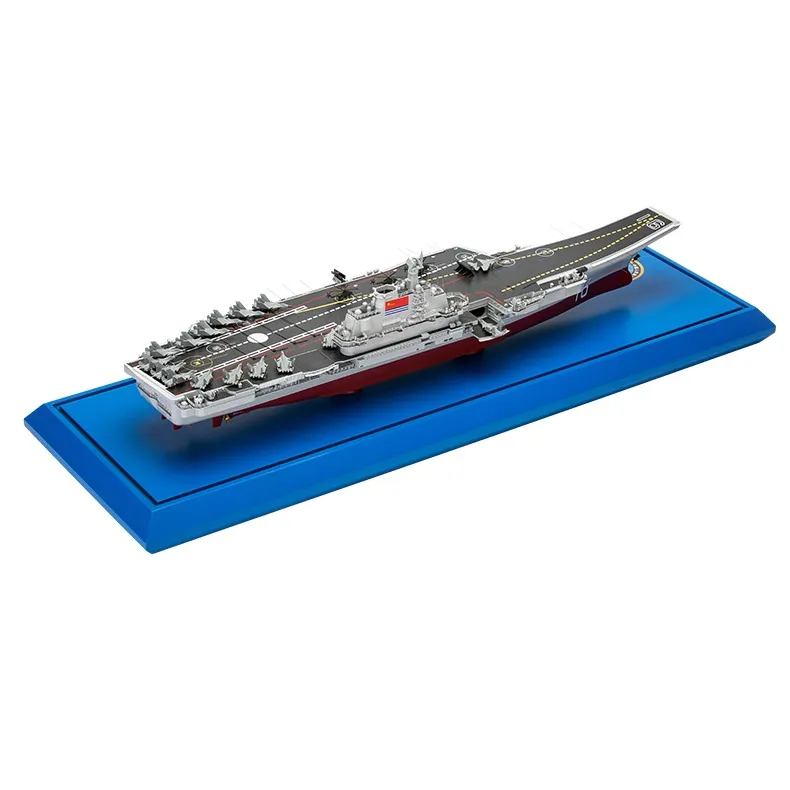 High Quality 1/400 Scale Chinese Navy Liaoning Diecast Models Aircraft Carrier Toy