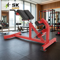 Station d'hyperextension dorsale professionnelle SK-HM39, Chaise romaine, Banc d'hyperextension pour centres de fitness, hôtels, studios et clubs