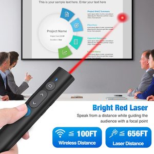 Best Mac 2 in 1 <strong>USB</strong> Type C Presentation Clicker with <strong>Laser</strong> <strong>Pointer</strong> <strong>Wireless</strong> <strong>Presenter</strong> for PowerPoint Presentation PPT Clicker - Product Image 2