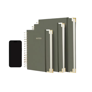 Özelleştirilebilir <span class=keywords><strong>A4</strong></span> Spiral bağlı planlayıcısı notebooklar Mini ciltli organizatörler ofis kullanımı için deri PVC kumaş kapakları hediye veren - Product Image 4